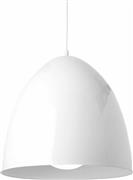 Aca Othello Μοντέρνο Κρεμαστό Φωτιστικό Μονόφωτο Καμπάνα με Ντουί E27 σε Λευκό Χρώμα KS183240W
