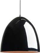 Aca Othello Μοντέρνο Κρεμαστό Φωτιστικό Μονόφωτο Καμπάνα με Ντουί E27 σε Μαύρο Χρώμα KS183240B