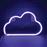 Aca Παιδικό Διακοσμητικό Φωτιστικό Cloud Μωβ X04488316
