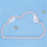Aca Παιδικό Φωτιστικό Πλαστικό Σύννεφο Μωβ F04008316