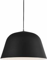 Aca Pallada Μοντέρνο Κρεμαστό Φωτιστικό Μονόφωτο Καμπάνα με Ντουί E27 σε Μαύρο Χρώμα OD8072BK
