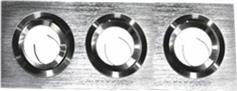 Aca Παραλληλόγραμμο Μεταλλικό Χωνευτό Σποτ με Ντουί GU10 σε Ασημί χρώμα 25.2x9.2cm BS3603N