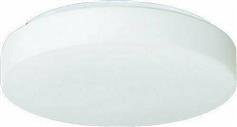 Aca Parfait Μοντέρνα Γυάλινη Πλαφονιέρα Οροφής με Ντουί E27 σε Λευκό χρώμα 25.5cm V287071C25