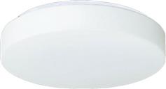 Aca Parfait Μοντέρνα Γυάλινη Πλαφονιέρα Οροφής με Ντουί E27 σε Λευκό χρώμα 34.5cm V287071C34