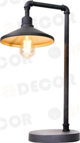 Aca Pipe Πορτατίφ με Μαύρο Καπέλο και Μαύρη Βάση AR4171T56BG