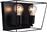 Aca Pissaro Vintage Φωτιστικό Τοίχου με Ντουί E27 σε Μαύρο Χρώμα Πλάτους 30cm OD61022WB