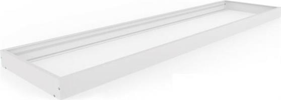 Aca Πλαίσιο για Φωτιστικά από Αλουμίνιο Εξωτερικό για Panel OTIS30120 & PILO30120 σε Λευκό Χρώμα FR3012065