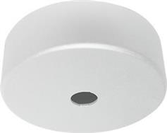 Aca Ροζέτα Φωτιστικού Οροφής Μεταλλική Στρογγυλή σε Λευκό Χρώμα ROSETW