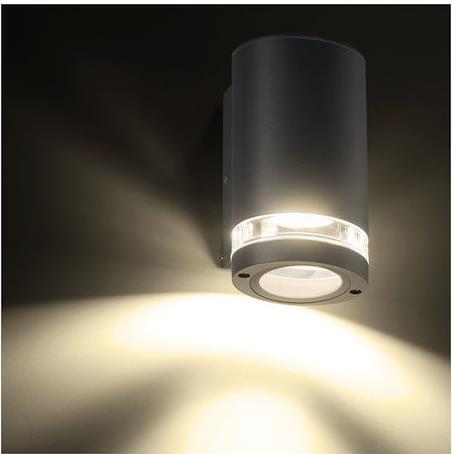 Aca Σποτ Οροφής Εξωτερικού Χώρου GU10 σε Γκρι Χρώμα LG2883G