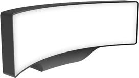 Aca Στεγανή Επιτοίχια Πλαφονιέρα Εξωτερικού Χώρου με Ενσωματωμένο LED σε Γκρι Χρώμα LG7105G