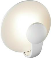 Aca Στεγανή Επιτοίχια Πλαφονιέρα Εξωτερικού Χώρου με Ενσωματωμένο LED σε Λευκό Χρώμα LG1055W