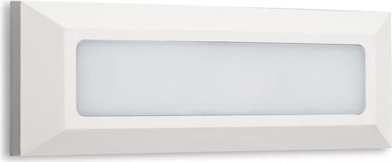 Aca Στεγανή Επιτοίχια Πλαφονιέρα Εξωτερικού Χώρου με Ενσωματωμένο LED σε Λευκό Χρώμα SLIM31NW