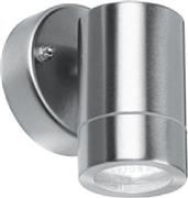 Aca Στεγανό Επιτοίχιο Σποτ Εξωτερικού Χώρου GU10 σε Ασημί Χρώμα HI7032A