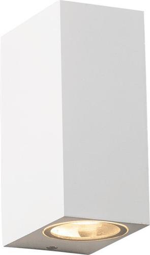 Aca Στεγανό Επιτοίχιο Σποτ Εξωτερικού Χώρου GU10 σε Λευκό Χρώμα SL8111GU10W