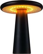 Aca Στεγανό Επιτραπέζιo Φωτιστικό Εξωτερικού Χώρου με Ενσωματωμένο LED σε Μαύρο Χρώμα LG8001