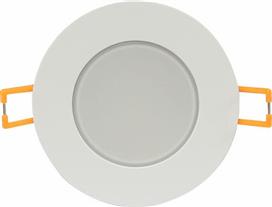 Aca Στεγανό Σποτ Οροφής Εξωτερικού Χώρου με Ενσωματωμένο LED 5W 230V σε Λευκό Χρώμα VERA530RWN