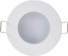 Aca Στεγανό Σποτ Οροφής Εξωτερικού Χώρου με Ενσωματωμένο LED 8W σε Λευκό Χρώμα VERA840RW