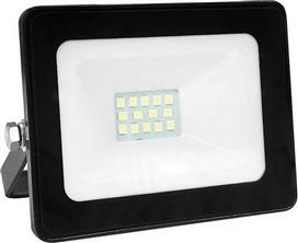 Aca Στεγανός Προβολέας IP66 Ισχύος 10W με Ψυχρό Λευκό Φως σε Μαύρο χρώμα Q1060DC
