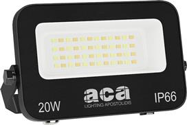 Aca Στεγανός Προβολέας LED 20W IP66 N20CCT