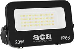 Aca Στεγανός Προβολέας LED 20W IP66 N20CCT
