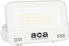 Aca Στεγανός Προβολέας LED 20W IP66 N20CCTW