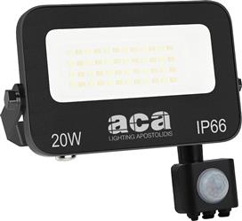 Aca Στεγανός Προβολέας LED 20W με Αισθητήρα Κίνησης IP66 N20CCTS