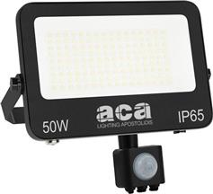 Aca Στεγανός Προβολέας LED 50W Θερμό Λευκό με Αισθητήρα Κίνησης IP66 N50CCTS