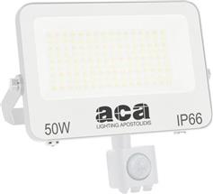 Aca Στεγανός Προβολέας LED 50W Θερμό Λευκό με Αισθητήρα Κίνησης IP66 N50CCTWS