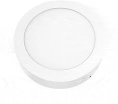 Aca Στρογγυλό LED Panel 12W με Ψυχρό Λευκό Φως 6500K 16cm VEKO1265RW