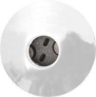 Aca Στρογγυλό Μεταλλικό Χωνευτό Σποτ με Ντουί G4 σε Λευκό χρώμα 3.4x3.4cm BS3153AW