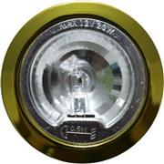 Aca Στρογγυλό Μεταλλικό Χωνευτό Σποτ με Ντουί G4 σε Χρυσό χρώμα 7.2x7.2cm AC.045B813G