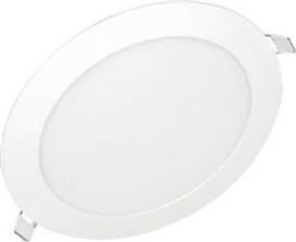 Aca Στρογγυλό Χωνευτό LED Panel Ισχύος 24W με Θερμό Λευκό Φως 30x30cm PLATO2430RW