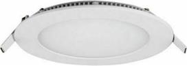Aca Στρογγυλό Χωνευτό LED Panel Ισχύος 26W με Θερμό Λευκό Φως 30x30cm DELFI2630R