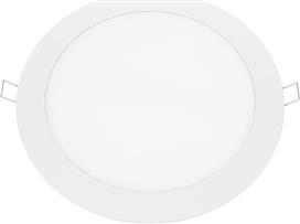 Aca Στρογγυλό Χωνευτό Σποτ με Ενσωματωμένο LED και Φυσικό Λευκό Φως σε Λευκό χρώμα 29.8x29.8cm PENU2340RW