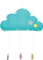 Aca Σύννεφο Πολύφωτο Παιδικό Φωτιστικό Κρεμαστό από Ύφασμα Πολύχρωμο F07101630