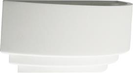 Aca Tabs Κλασικό Φωτιστικό Τοίχου με Ντουί E27 σε Λευκό Χρώμα Πλάτους 11.3cm G85541W