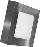 Aca Τετράγωνο Μεταλλικό Χωνευτό Σποτ με Ενσωματωμένο LED και Θερμό Λευκό Φως 8W 490Lm σε Ασημί χρώμα 12x12cm NIKI830SNM