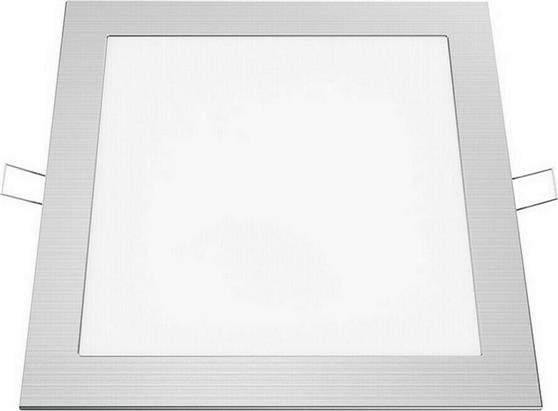 Aca Τετράγωνο Χωνευτό LED Panel Ισχύος 18W με Φυσικό Λευκό Φως 22.5x22.5cm PLATO1840SNM