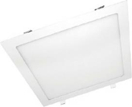 Aca Τετράγωνο Χωνευτό LED Panel Ισχύος 26W με Θερμό Λευκό Φως 30x30cm MARA2630SW