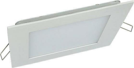 Aca Τετράγωνο Χωνευτό LED Panel Ισχύος 26W με Θερμό Λευκό Φως 30x30cm THERON2630S
