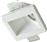 Aca Trimless Oden Τετράγωνο Γύψινο Χωνευτό Σποτ με Ντουί GU10 σε Λευκό χρώμα 12x12cm G90061C