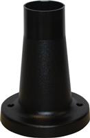 Aca Βάση Φωτιστικού Κολωνάκι Για Μπάλες 18cm σε Μαύρο Χρώμα AC.28022