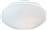 Aca Vegas Κλασική Πλαφονιέρα Οροφής με Ντουί E27 σε Λευκό χρώμα 28.5cm DLA260S