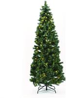 Aca Χριστουγεννιάτικο Δέντρο Πράσινο 86cm με Μεταλλική Βάση και Φωτισμό LED X1821020002