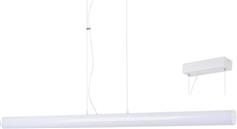 Aca Yoda Μοντέρνο Κρεμαστό Φωτιστικό Ράγα με Ενσωματωμένο LED σε Λευκό Χρώμα ZM31LEDP100WH