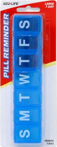Acu-Life 300B Εβδομαδιαία Θήκη Χαπιών με 7 Θέσεις σε Μπλε χρώμα