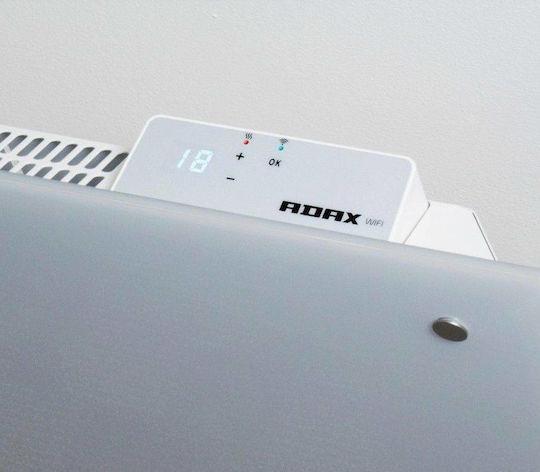 Adax Clea H 12 KWT Θερμοπομπός Τοίχου 1200W με Ηλεκτρονικό Θερμοστάτη και WiFi 102.4x34cm Λευκό