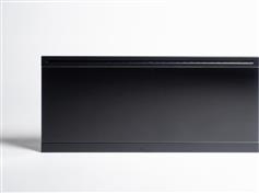 Adax Iver H 06 KWT Glass Θερμοπομπός Τοίχου 600W με Ηλεκτρονικό Θερμοστάτη και WiFi 63.5x33cm Μαύρος