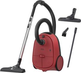 AEG AB61C3CR Clean 6000 Ηλεκτρική Σκούπα 750W με Σακούλα 3.5lt Κόκκινη