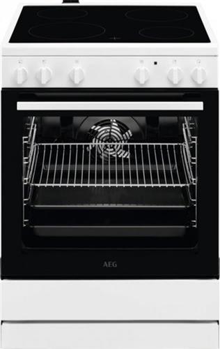 AEG CCB6200ABW Κουζίνα 73lt με Κεραμικές Εστίες Π60cm Λευκή